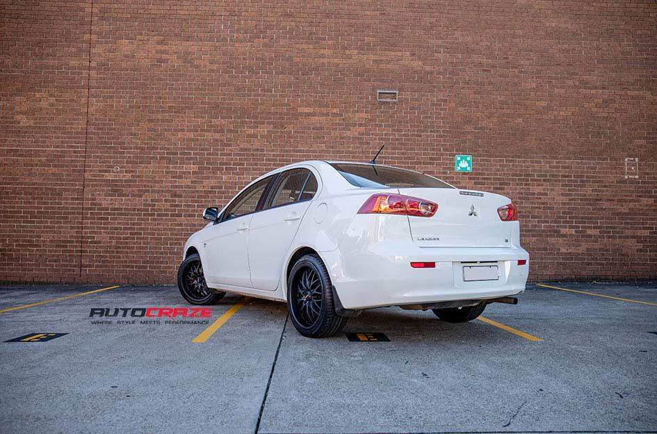 MITSUBISHI LANCER CHEETAH SPORTS BLACK SUEDE
